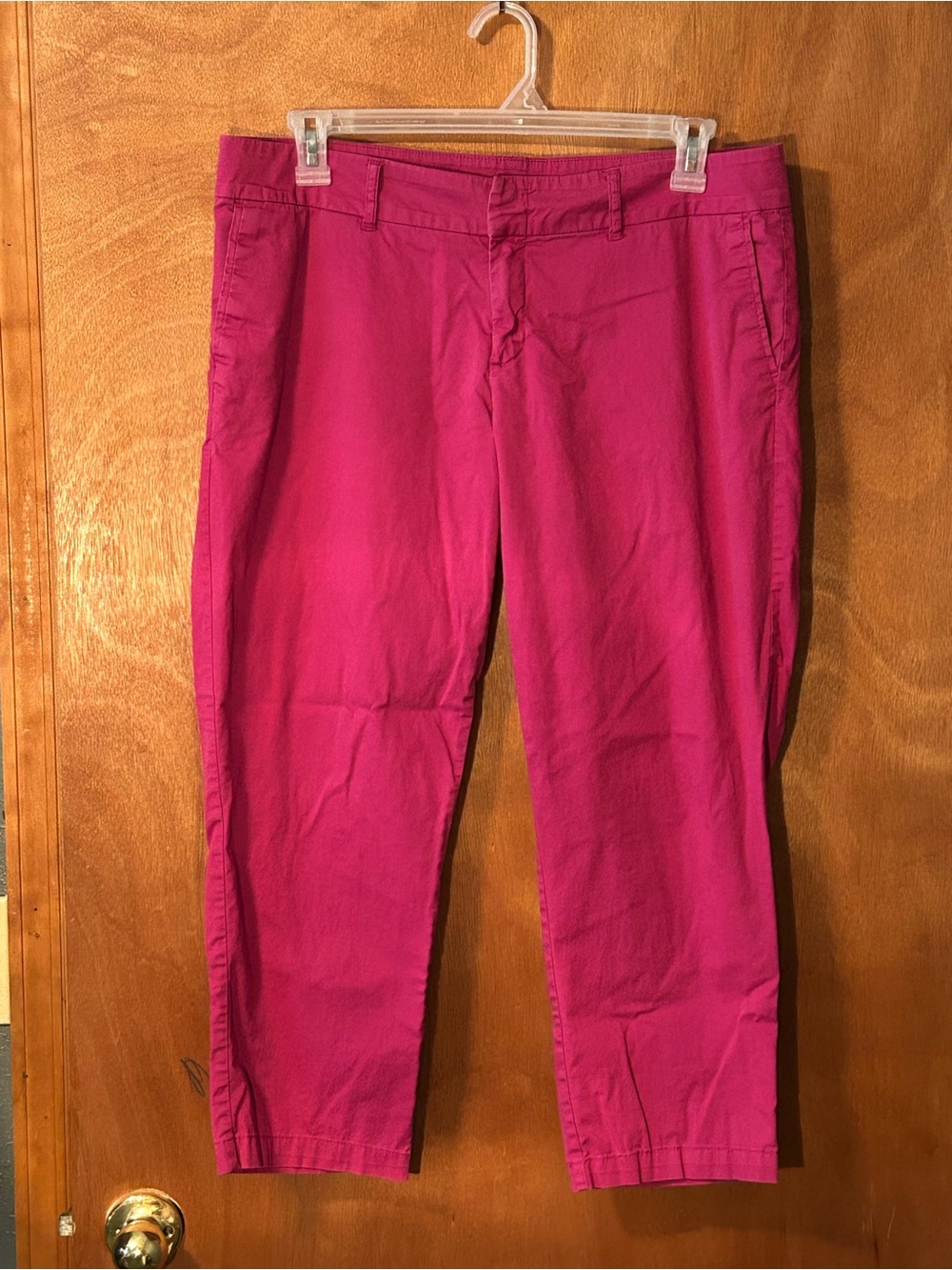 Kut from the Kloth Magenta Capri Trouser Pants